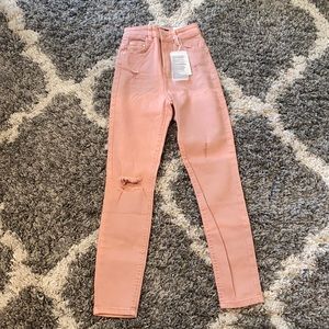 Brand New Bershka Super Skinny High Rise Size 00